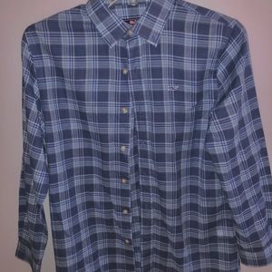 Vineyard Vines Boys Whale Button Down    Size M 12-14